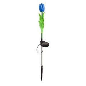 (2) Evergreen 29"H Solar Artificial Floral Garden Stake